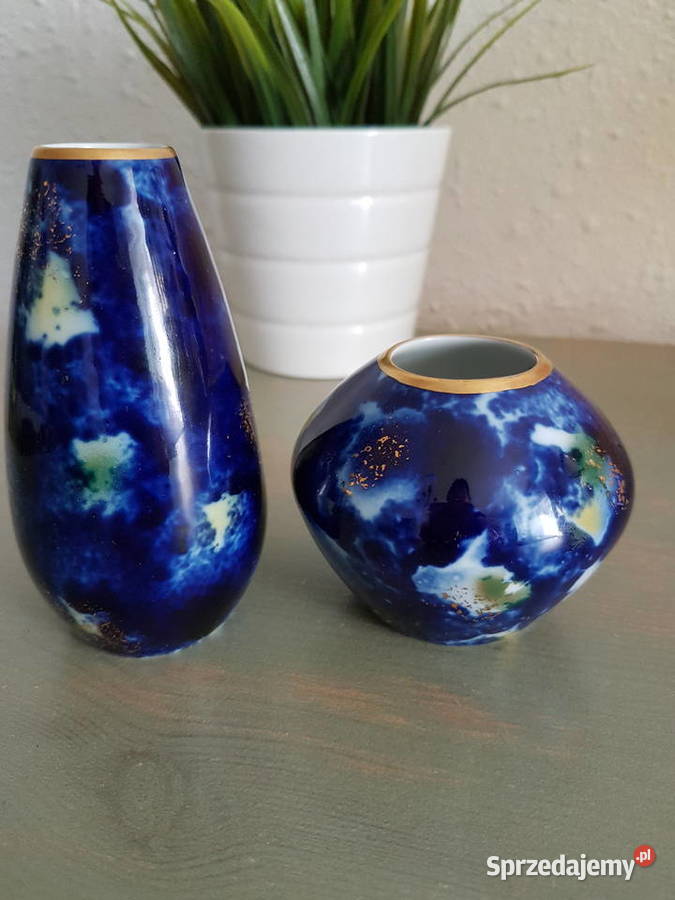 Wallendorf 1764 wazony gwiezdny pył lata 60te Porcelana i szkło Trzebinia