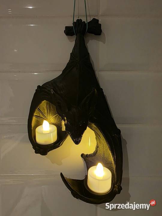 Wiszący Nietoperz Lampion Ghota Halloween Halloween Gorzuchowo sprzedam