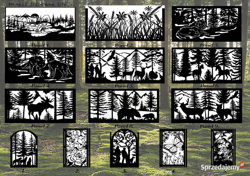 Ogrodzenia Panelowe Balustrady Przęsła Bramy CNC Kraków