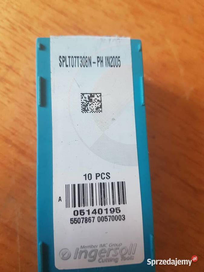 Płytka skrawająca ingersoll SPLT07T308NPH IN2005 śląskie Gliwice