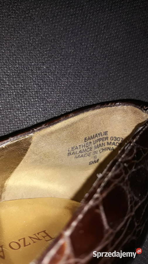 Brązowe szpilki Nisko