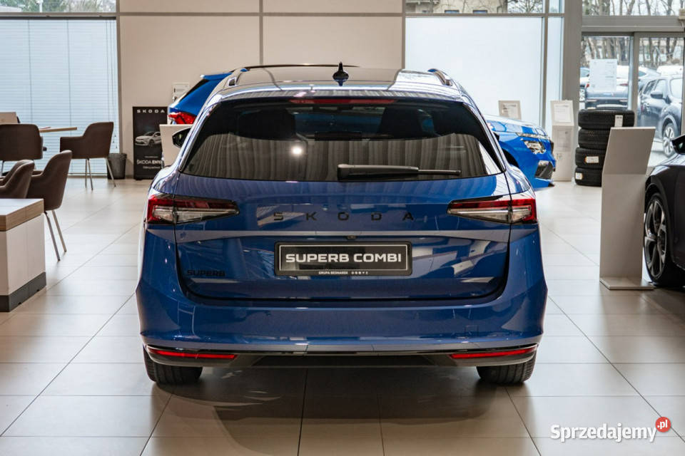 koda Superb Combi Sportline 20 TSI 204 DSG IV ESP łódzkie Łódź