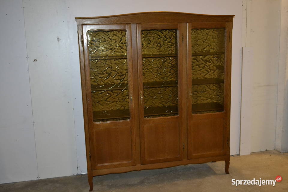 biblioteka witryna 3 drzwiowa dąb Będzin