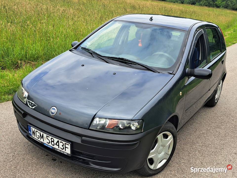 Sprzedam Fiata Punto 2 12 benzyna 2002r nieuszkodzony mazowieckie Żyrardów