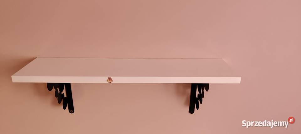 Półka IKEA Ekby Mans biały połysk wsporniki mazowieckie Warszawa