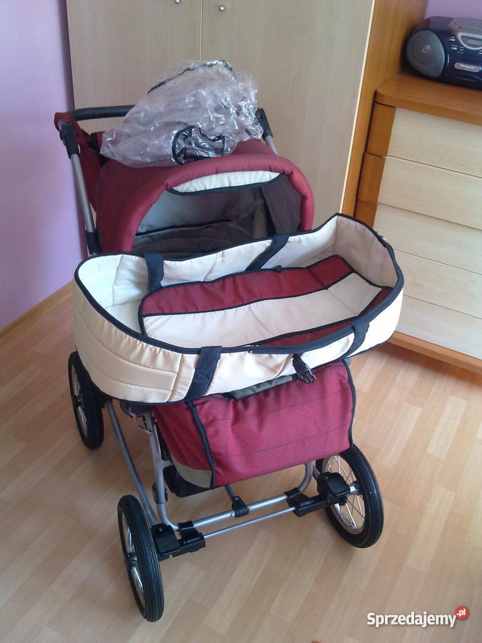 TRADYCYJNY WÓZEK MIKADO NA SKÓRZANYCH PASKACH wielkopolskie