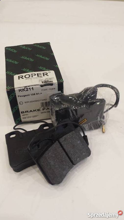 Klocki hamulcowe komplet Peugeot 106 1991r