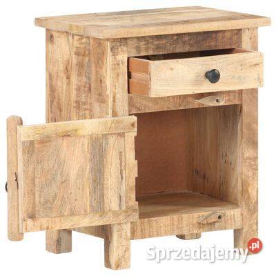 vidaXL Szafka nocna 40x30x50 surowe drewno Nocne mazowieckie Warszawa