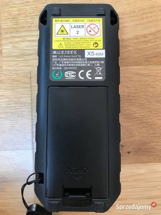 Dalmierz laserowy NOWY Mileseey GDAŃSK FIlm z