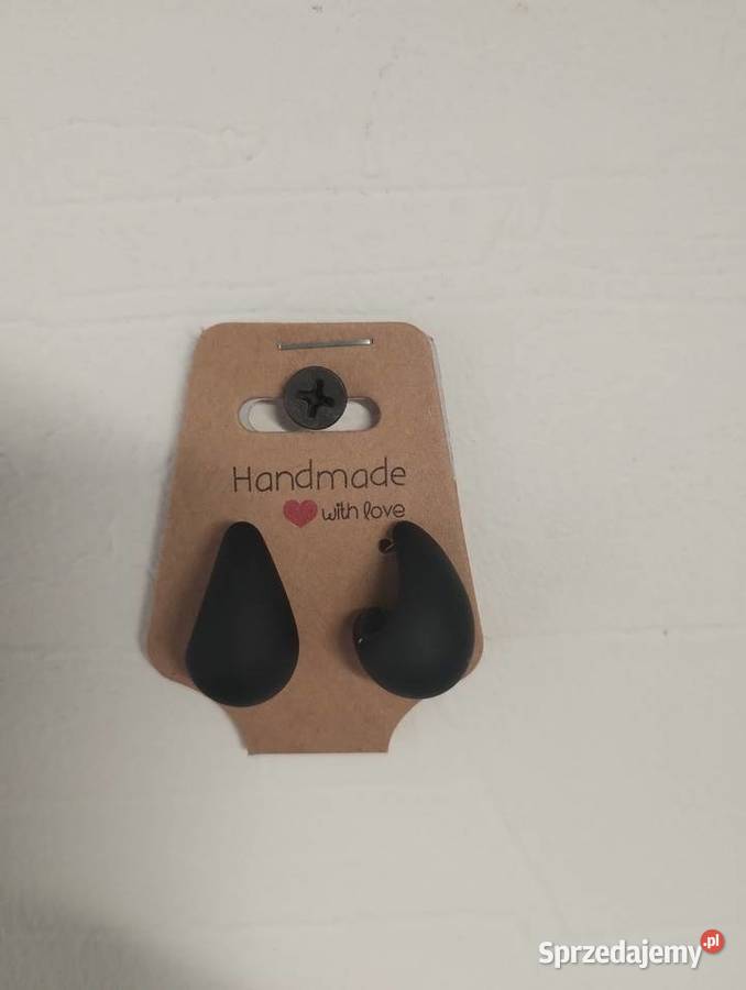 Minimalistyczne kolczyki łezki kolor do wyboru Hażlach