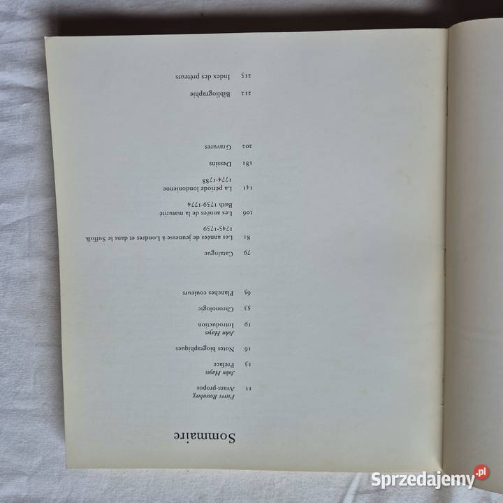 Gainsborough 17271788 katalog wystawy Paris 1981 Brzesko