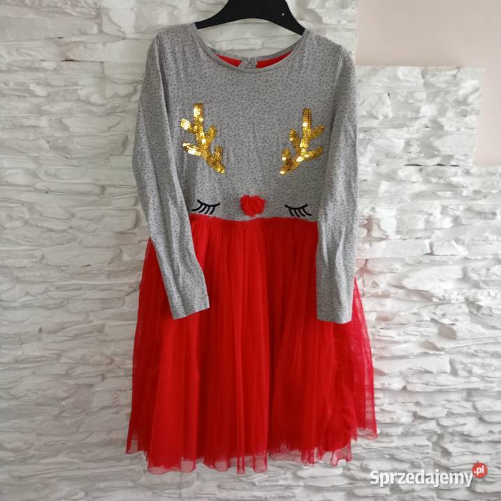 Sukienki świąteczne 110 do 134 małopolskie Skrzyszów