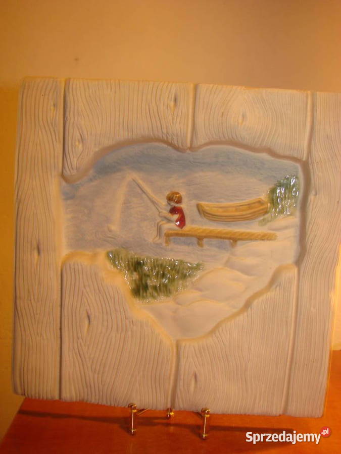 Gabrirl Sweden ceramiczny obrazek Pruszcz Gdański