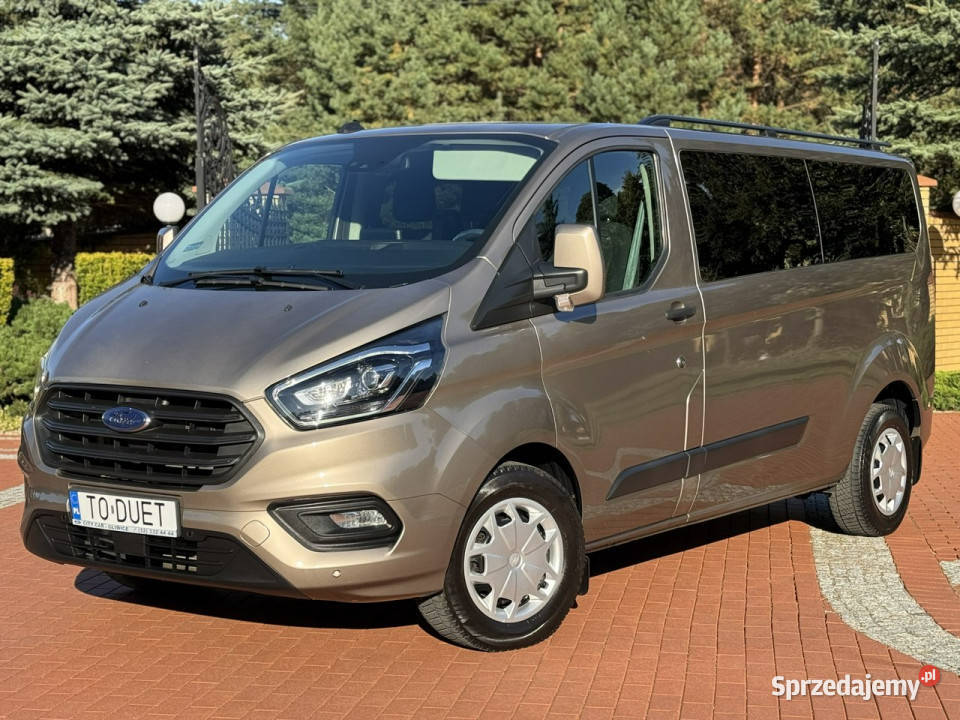 Ford Transit Custom 20 Automat 9osób Duża światła LED Widełki