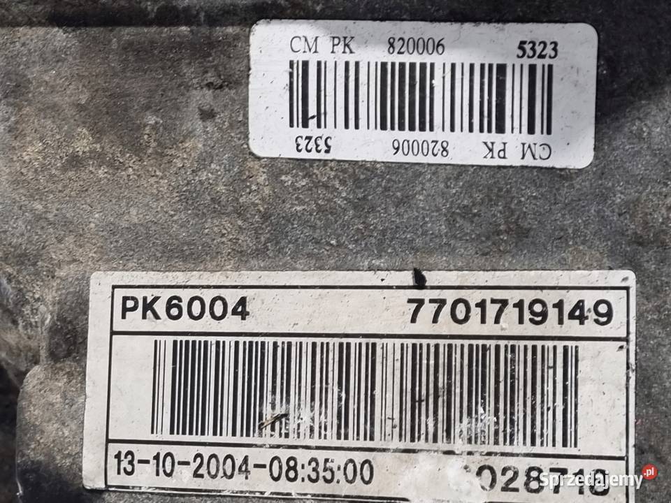 SKRZYNIA BIEGÓW Renault Espace IV 22 DCI Części samochodowe Chełm