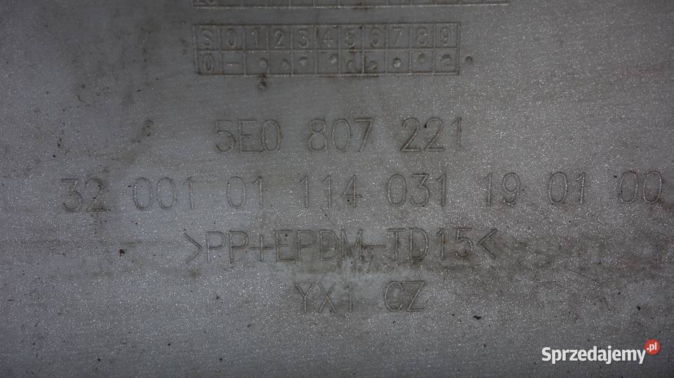 SKODA OCTAVIA III ZDERZAK PRZÓD PRZEDNI