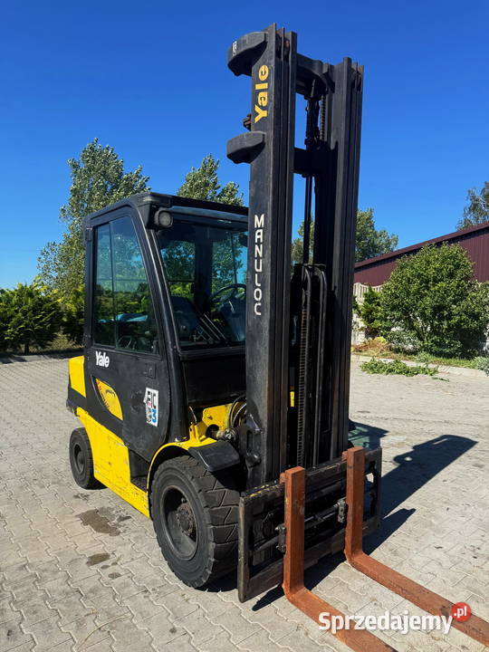 wózek widłowy YALE GLP30 3000 kabina TRIPLEX 59m