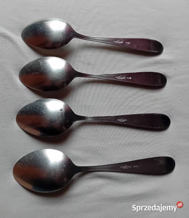Zestaw 4 łyżek stołowych ze stali nierdzewnej Koźminek
