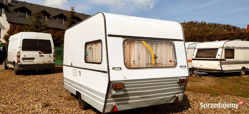 przyczepa kempingowa campingowa kemping DOMEK śląskie Międzybrodzie Bialskie