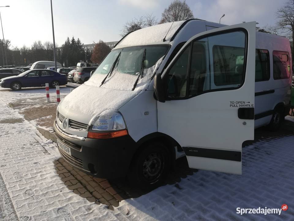 Renault master 2 2010 r posiada rampe 9 foteli dolnośląskie Polkowice