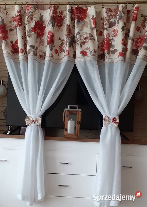 Firany róże w stylu vintage Mława