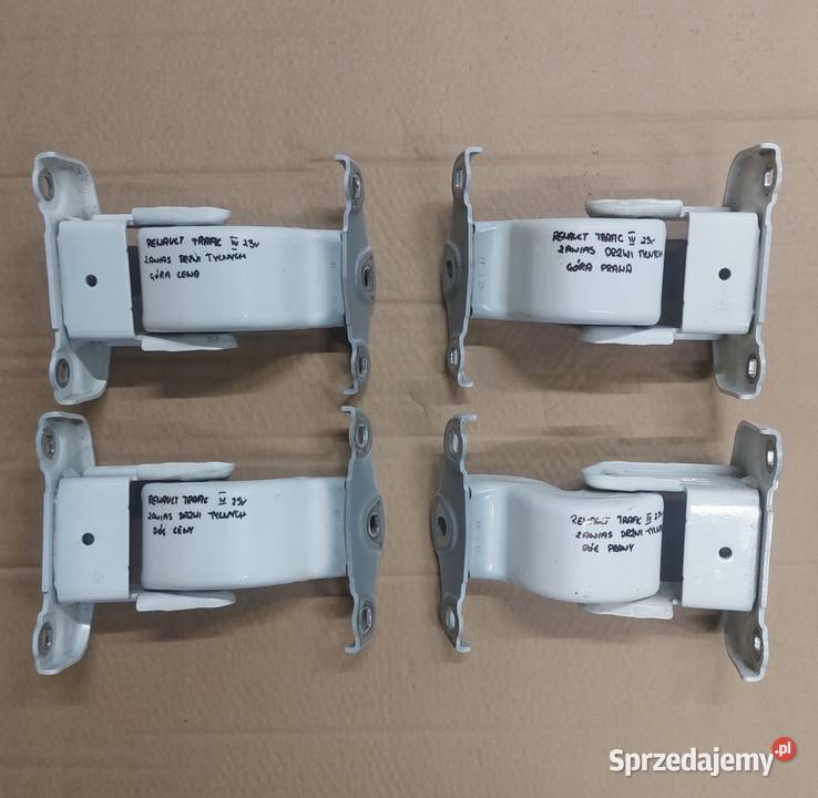 Renault Trafic IV 23r KOMPLET ZESTAW ZAWIASÓW dolnośląskie Oleśnica