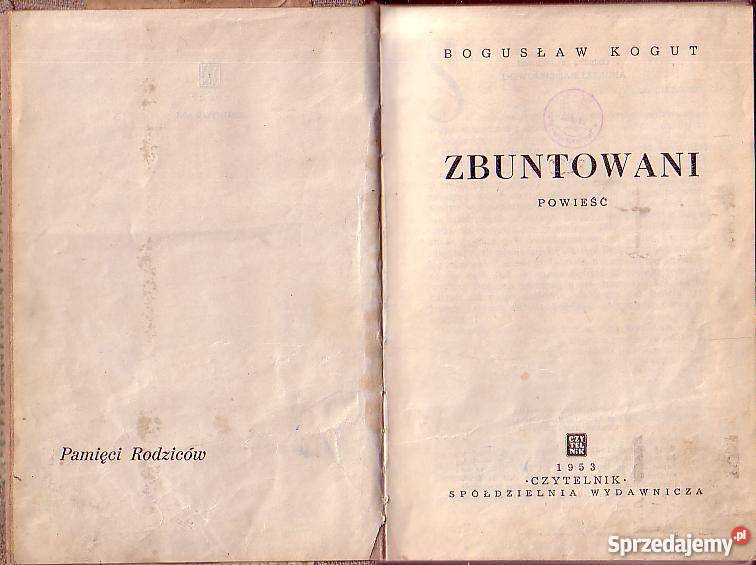 8731 ZBUNTOWANI BOGUSŁAW KOGUT Czyrna