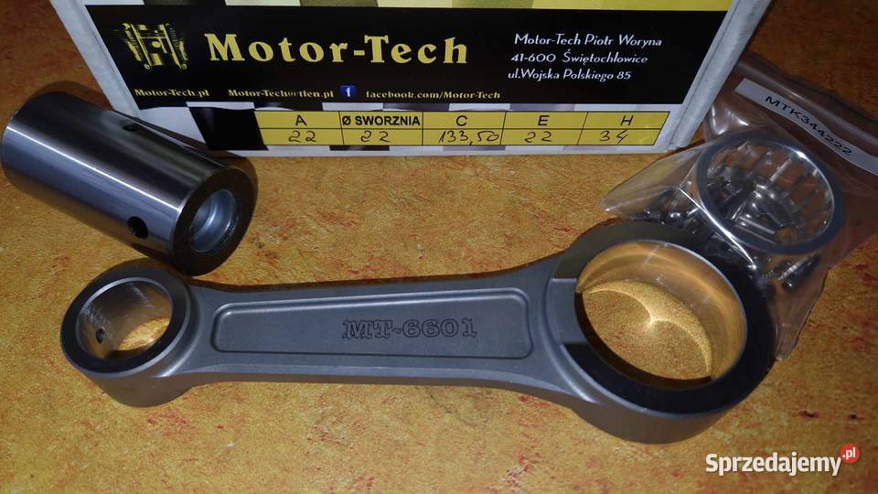 Korbowód conrods Husqvarna TE SM LT 610 9809r Korbowody Świętochłowice
