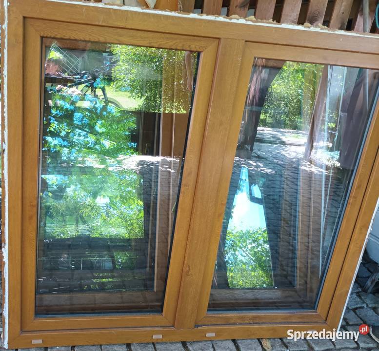 Sprzedam okna kolor jasny dąb Iwkowa
