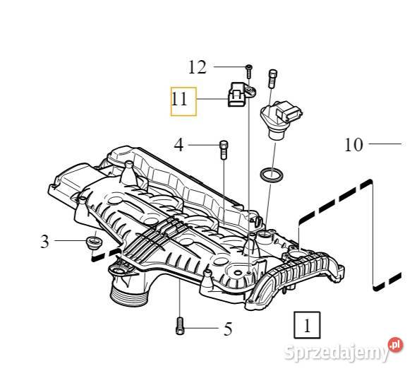 VOLVO S60 V60 XC60 czujnik cisnienia doladowania Bielany Wrocławskie