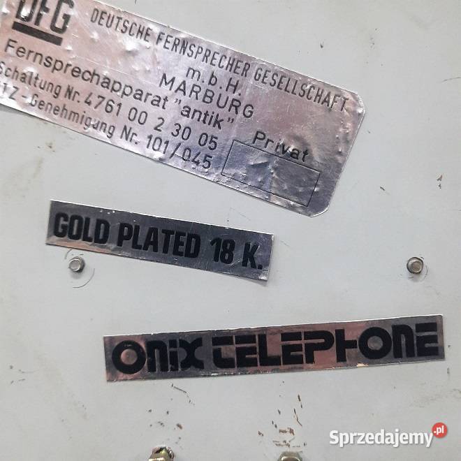 Ładny Retro Telefon Onyx AntykiMarki Marki