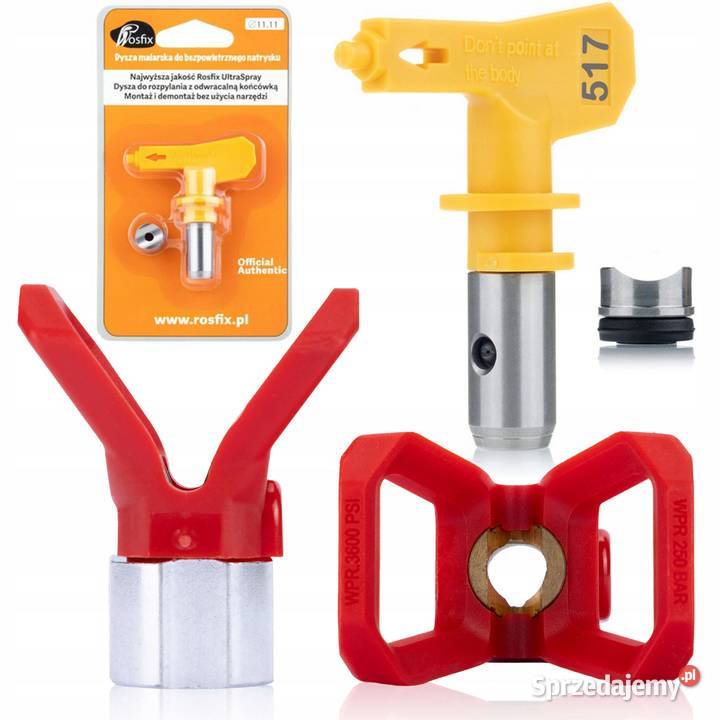 Zestaw Akcesoriów do Agregatu Malarskiego Dysza Malarskie Ludźmierz