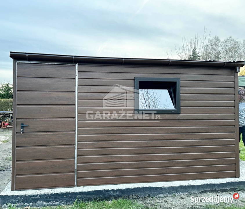 SCHOWEK DOMEK OGRODOWY 4x3 m SPAD W PRZÓDDRZWI małopolskie Łapanów