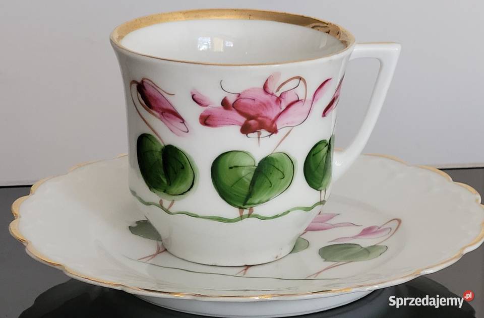 Zabytkowa śląska porcelana KPM Krister ręcznie Kraków