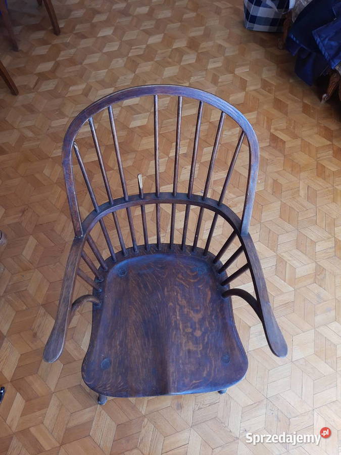 Fotel krzesło drewniane Retro