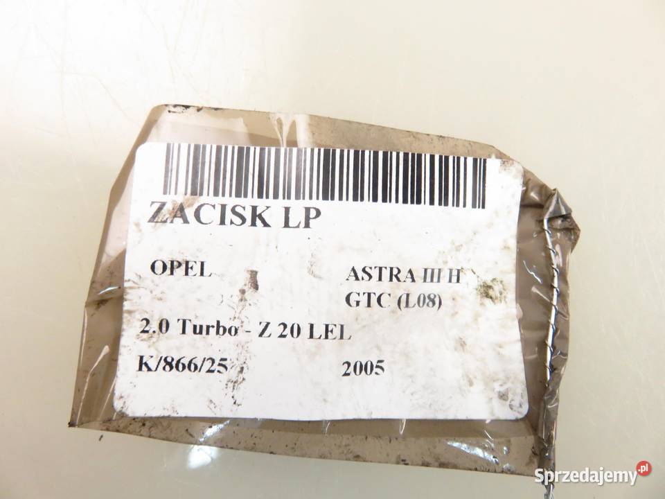 ZACISK LEWY PRZÓD OPEL ASTRA H 20 Turbo 820409 sprzedam