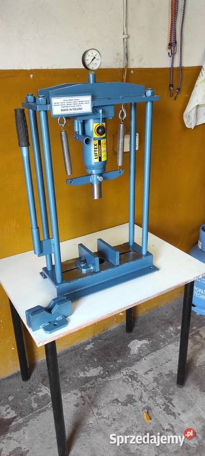 Prasa hydrauliczna stołowa warsztatowa 10 t lubelskie Łęczna