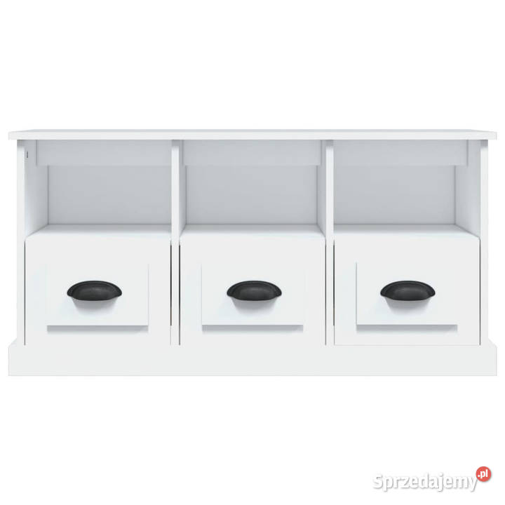 Szafka pod TV biała 100x35x50 materiał mazowieckie