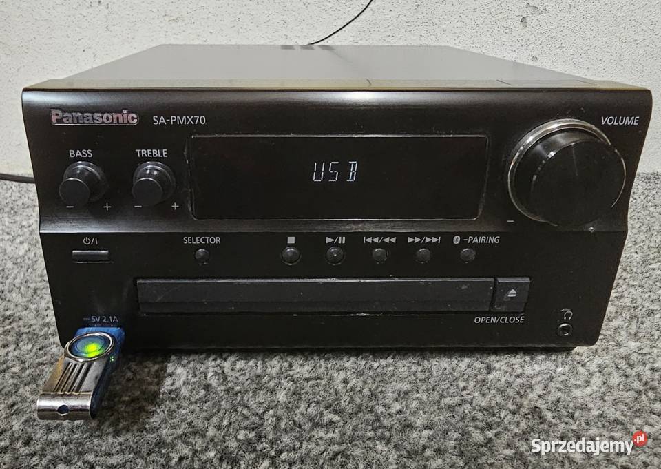 Wieża Panasonic SCPMX70 Bluetooth USB CD wysyłka Wieże i miniwieże Kraków