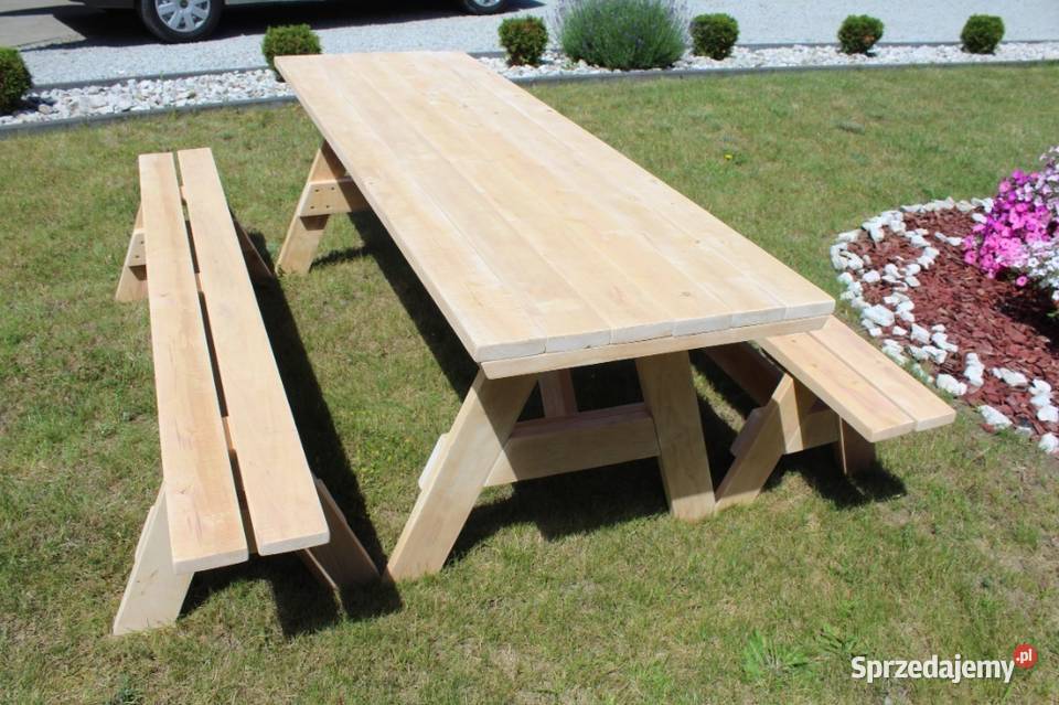 STÓŁ OGRODOWY 220 72 ŁAWKI 220 26 SOSNA Ławy i ławki Milicz