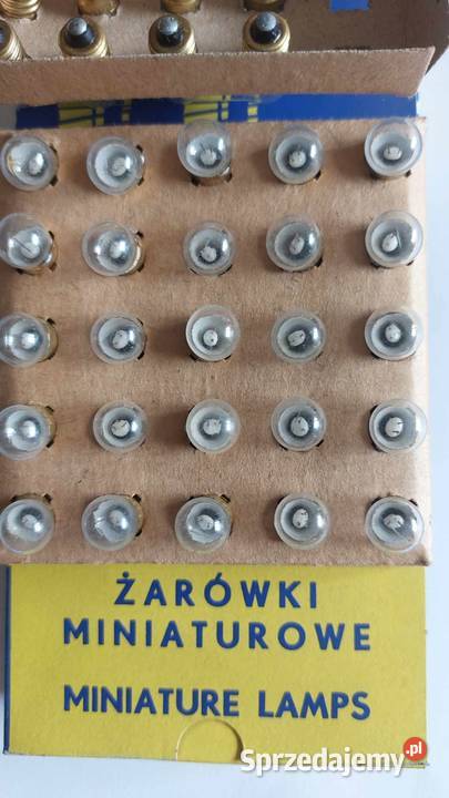 Żarówki miniaturowe 15V bateryjne przezroczyste Pozostałe