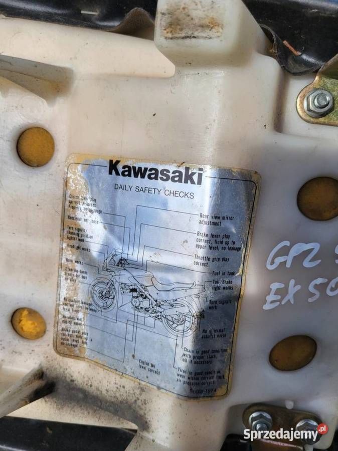 SIEDZENIE KANAPA KAWASAKI GPZ 500 śląskie sprzedam