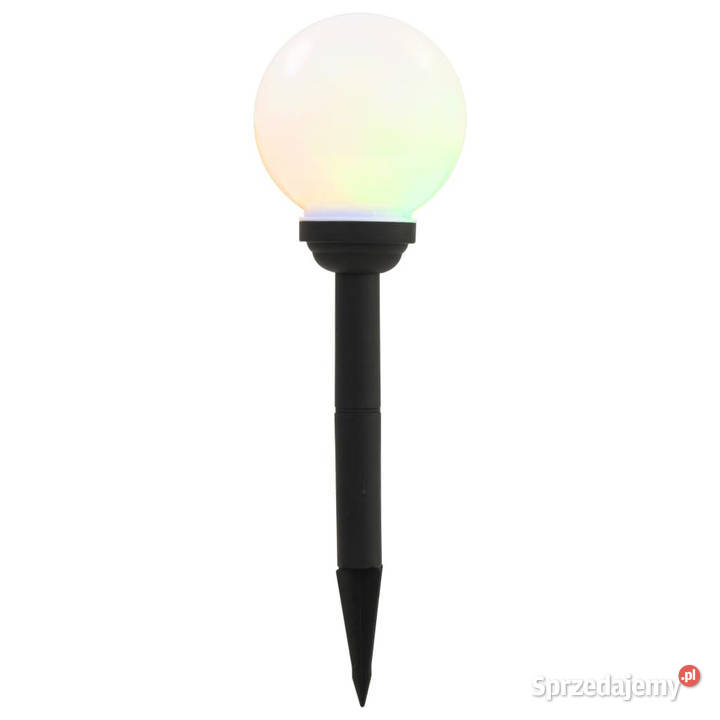 Lampy solarne do ogrodu 8 LED kuliste 15 RGB Warszawa
