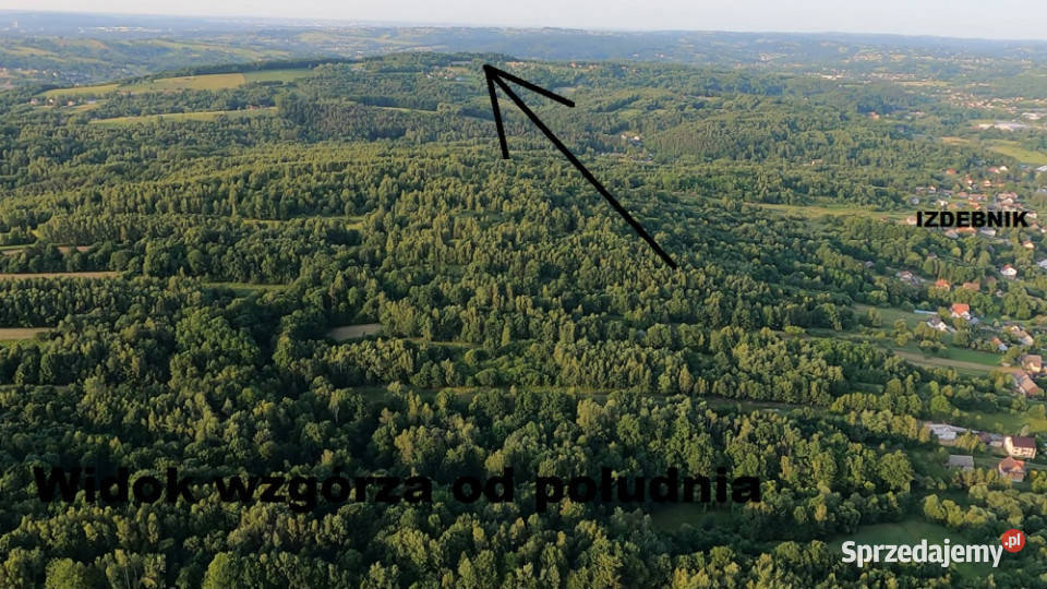 Działka z duszą i widokiem dojrzały ogród małopolskie Podchybie
