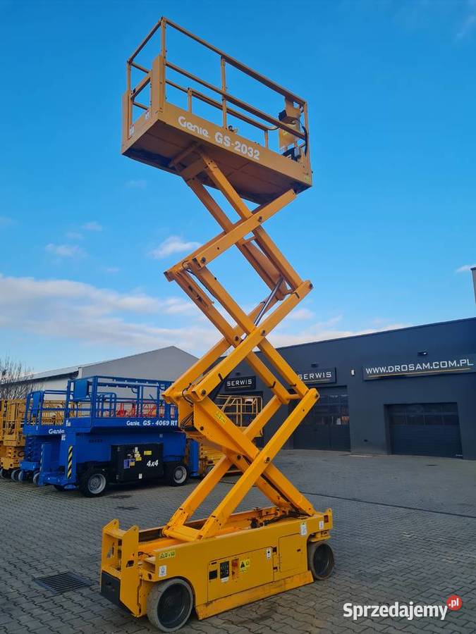 Podnośnik nożycowy elektryczny Genie GS2032 2016 Dźwigi, podnośniki Dąbrowa Tarnowska sprzedam