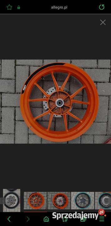 KTM 390 125 200 690 DUKE felga tarcz 1719 Nowy Tomyśl