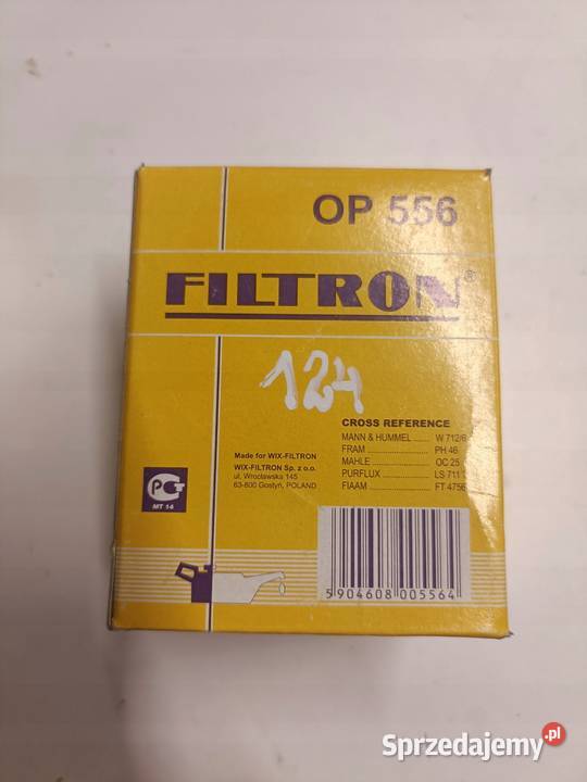 FILTR OLEJU BMW E10 E21 E30 E12 E28 OP556 Rudka
