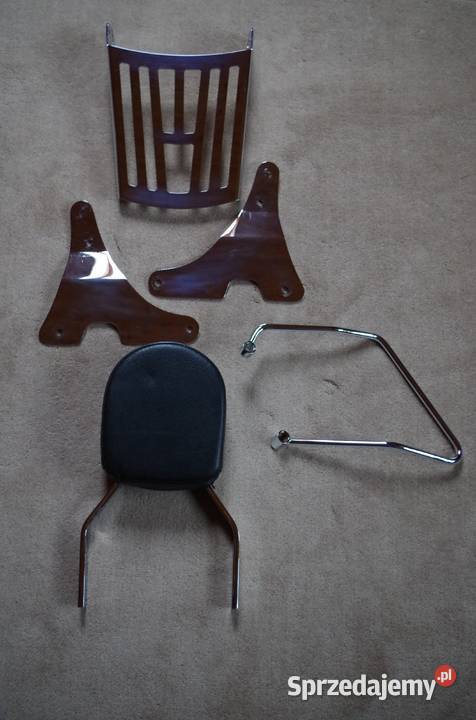 Oparcie pasażera z bagażnikiem stelaż pod sakwę