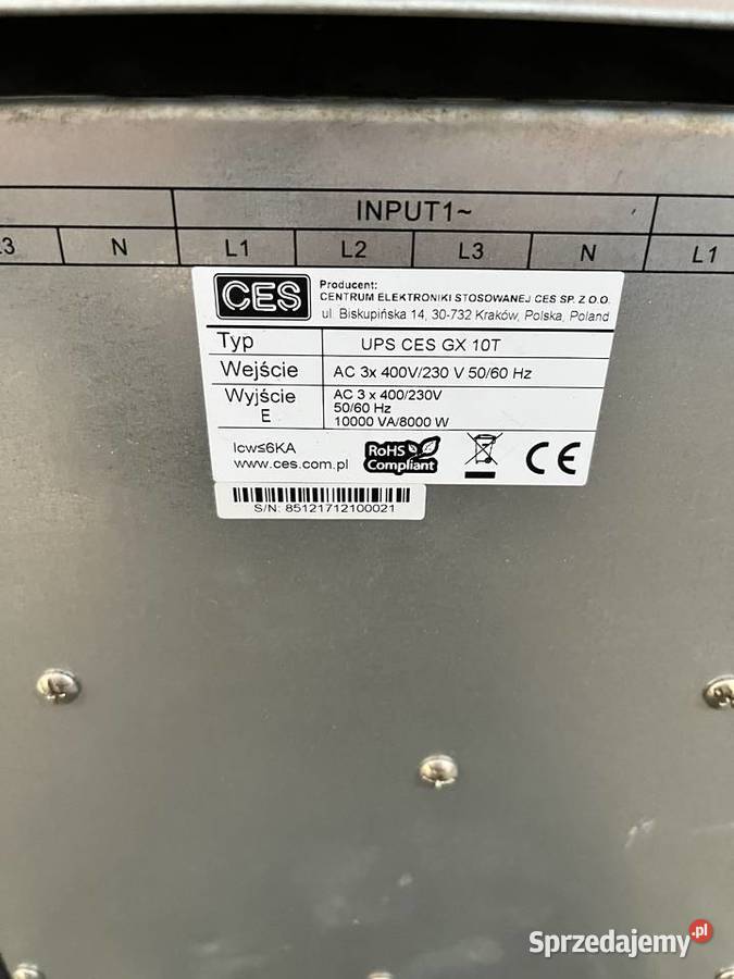 UPS CES GX 10T battery pack Kraków