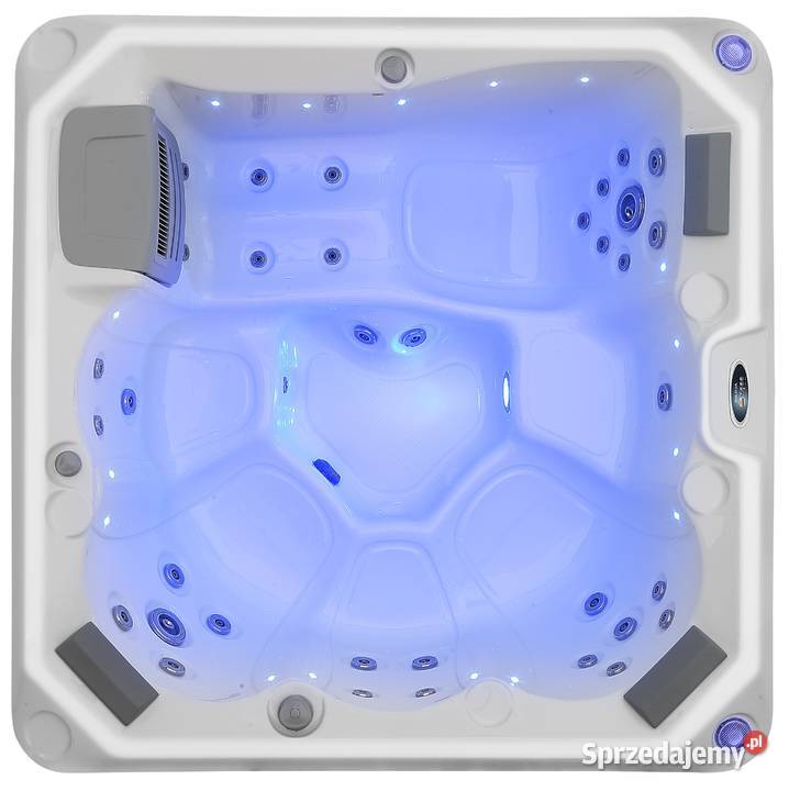 Wanna spa z masażem jacuzzi 200x200 lux spa Opole